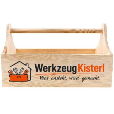 Holz-Werkzeugkiste aus dem Angebot von WerkzeugKisterl